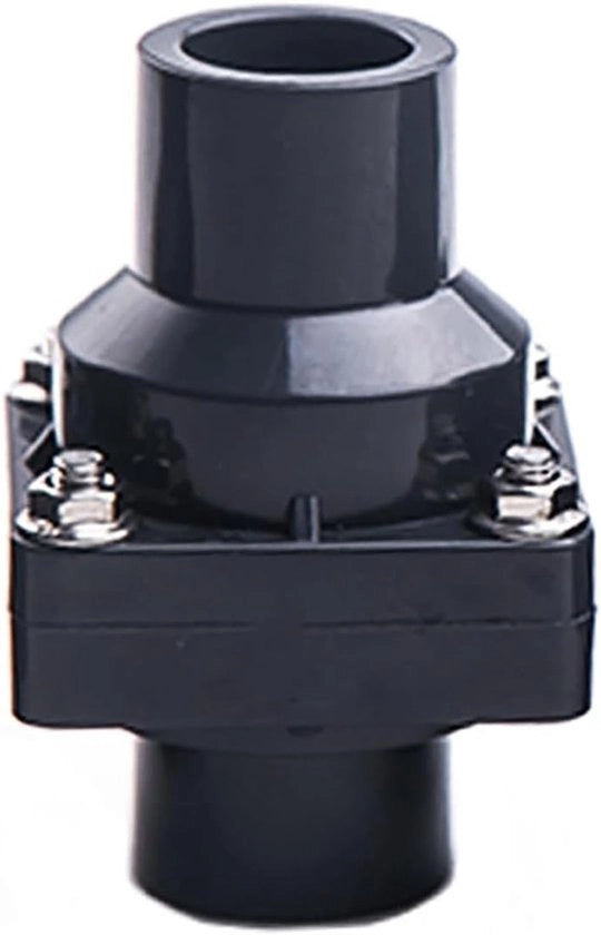 Valvola di ritorno a doppio unione per tubi in PVC - Saldata con solvente, DN25 Φ32mm, Adatta per sistemi di pressione