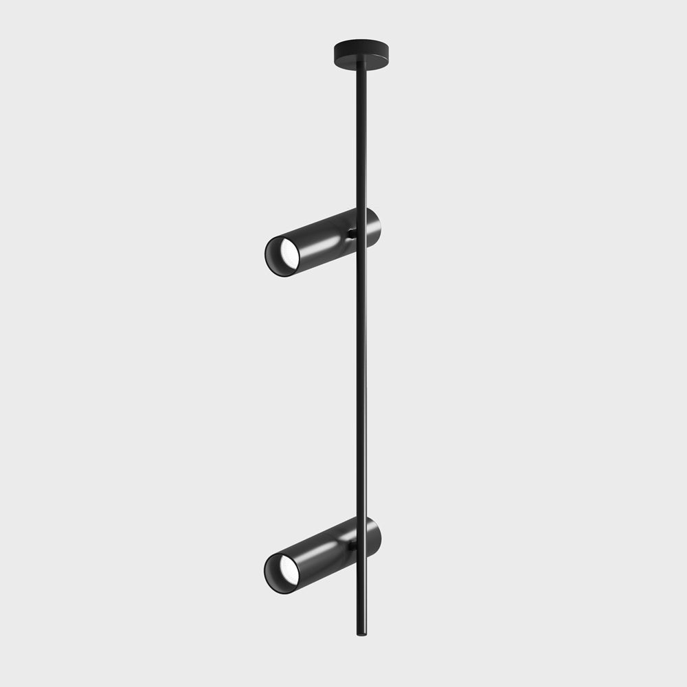 Plafoniera Maytoni Elti nera 2xGU10 77 cm alluminio
