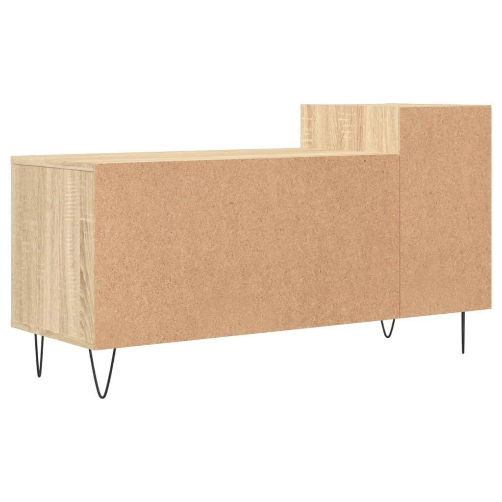 Mobile TV multimediale mensola TV credenza TV sala da pranzo soggiorno camera da letto rovere Sonoma 100 x 35 x 55 cm legno ingegnerizzato marrone 02_0027426