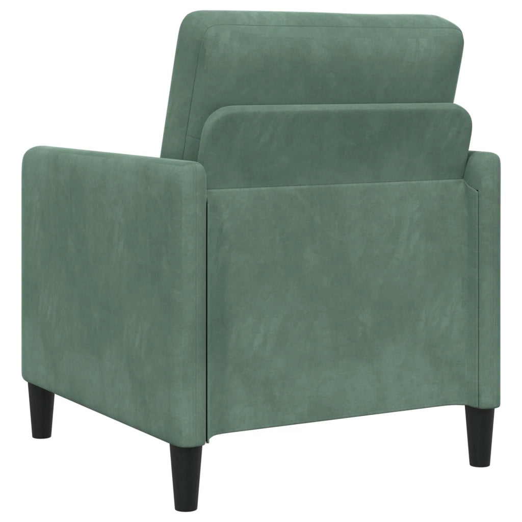 Set di Divani con Storage 2 pz Verde Mare Poliestere 3429173
