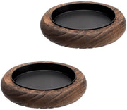 Supporto per candela in legno - Pannello per candele 2 pezzi - Standa per candele in legno - Sostegno per candele a raggio - Tavolo di lavoro in legno - Per candele fino a 8 cm di diametro
