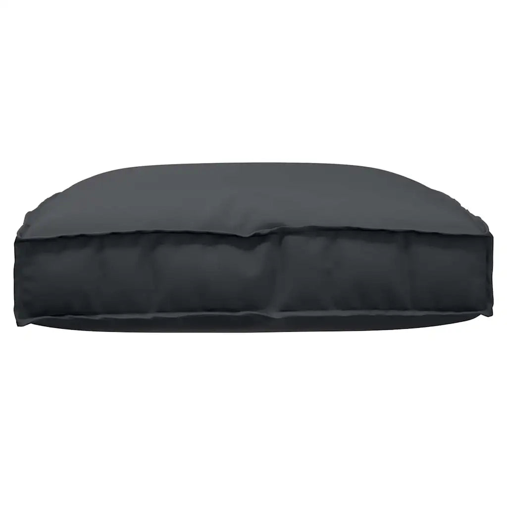 Cuscino Nero 80 x 80 x 12 cm Tessuto Oxford 42001512