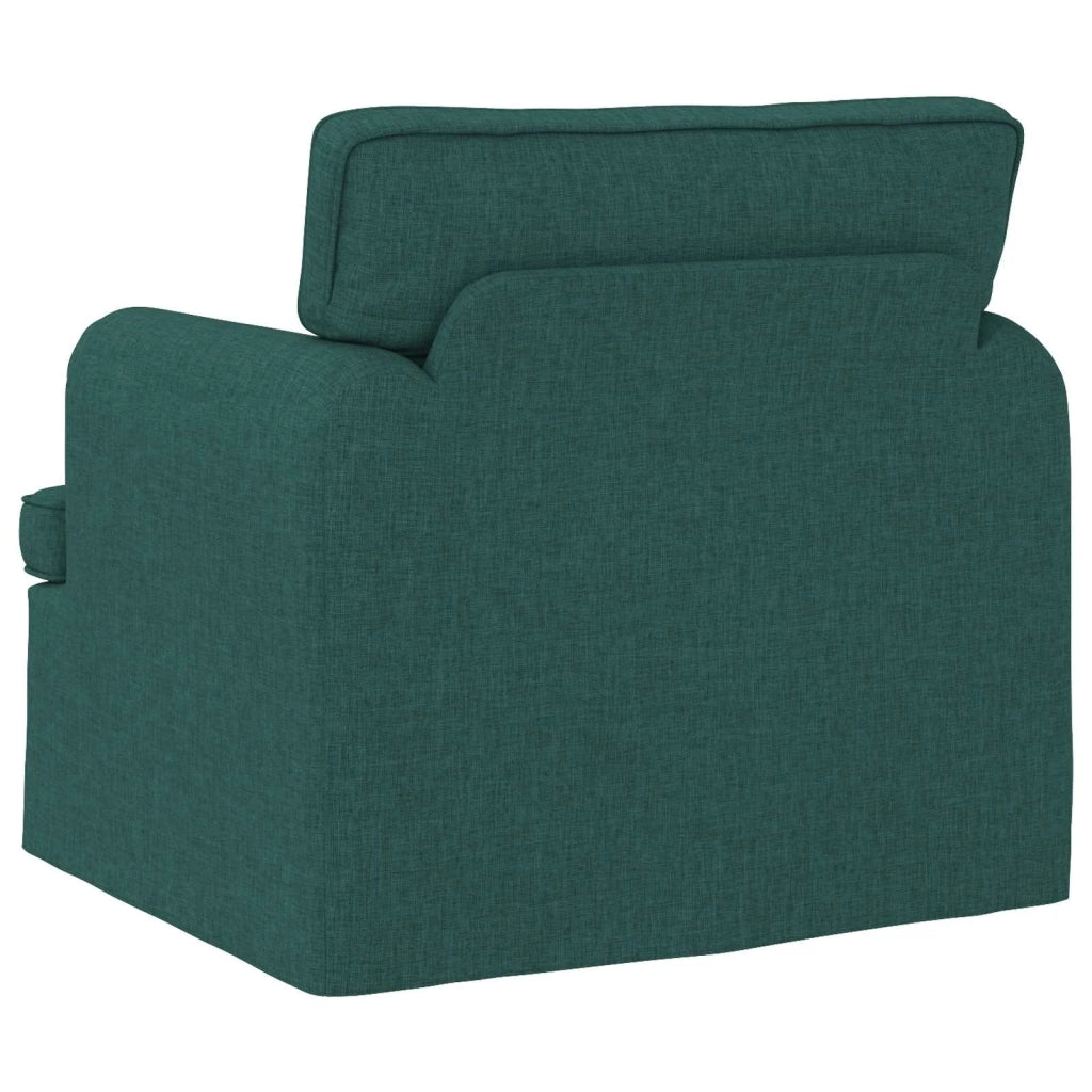Divano Verde Scuro 84 x 80 x 85 cm Tessuto