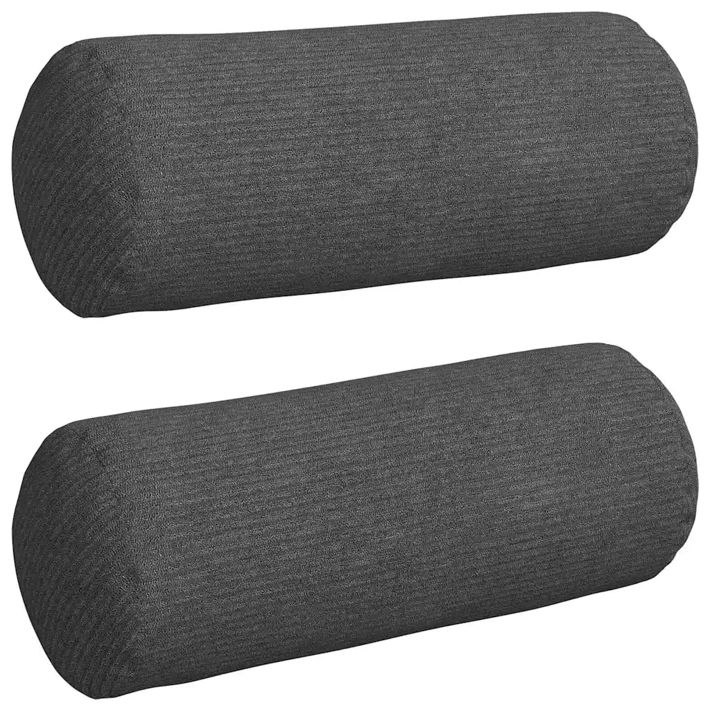 Cuscini a rullo 2 pcs Grigio scuro Ø 15 x 40 cm 42014304