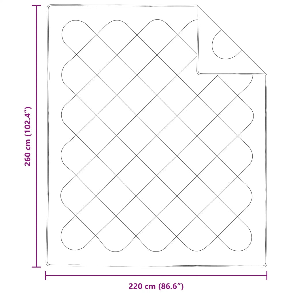 Piumone con cuscino 3 pcs Bianco Microfibra 3377483
