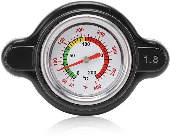 Riscaldatore a alta pressione 1,8 Bar - Termometro - Alta pressione - Sostituzione per 1989-2007 - Metallo/Alluminio - Intervallo di temperatura 0-200 °C