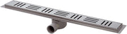 Canalina sifonata a pavimento 12,5x80