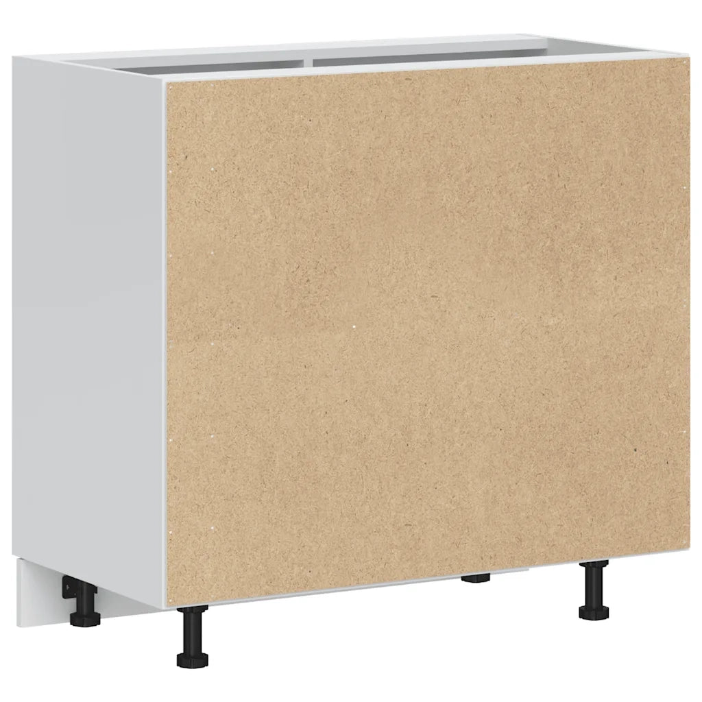 Mobile Base Lavello "Lyon"-Armadietto da bagno Rovere Sonoma in Legno Multistrato