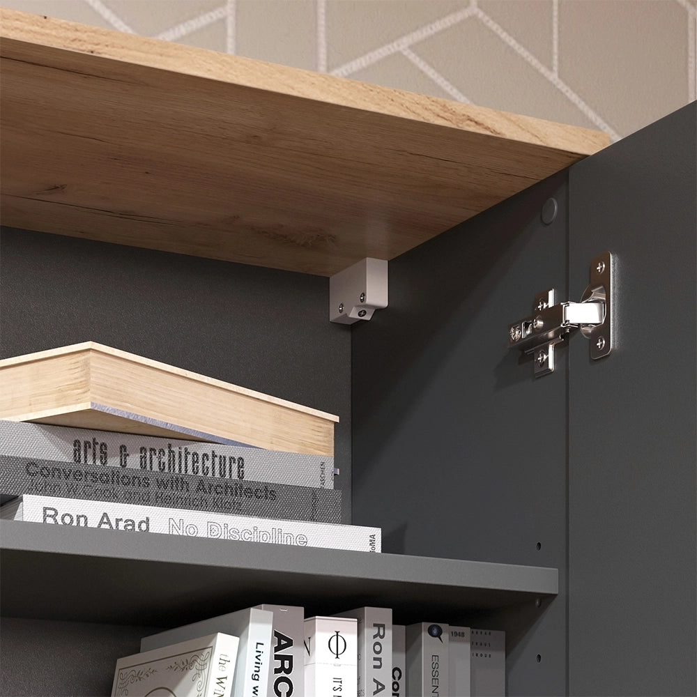 Vicco Credenza Antracite con porta
