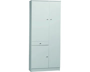 Mobile 3Ante 1Cassetti Bianco Lucido 77X34X183 16Sp. - Sarmog
