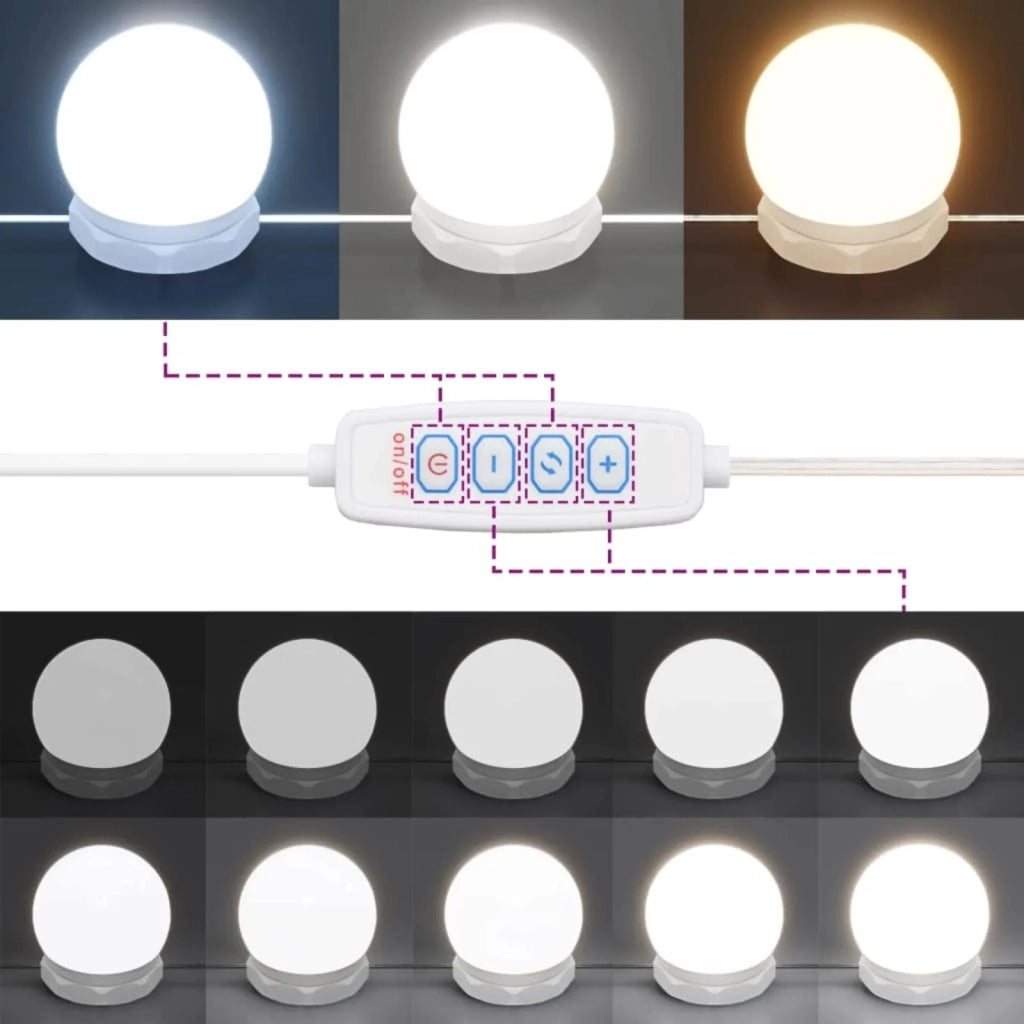 Luci per Specchio Bianco 4,5 x 4,5 x 4,7 cm Plastica 864914