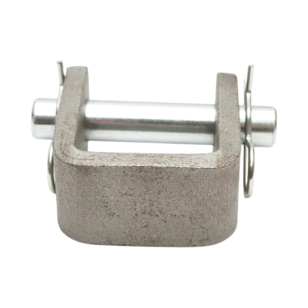 Supporto di traino con bullone da 19 mm e fermo di sicurezza da 55x60 mm