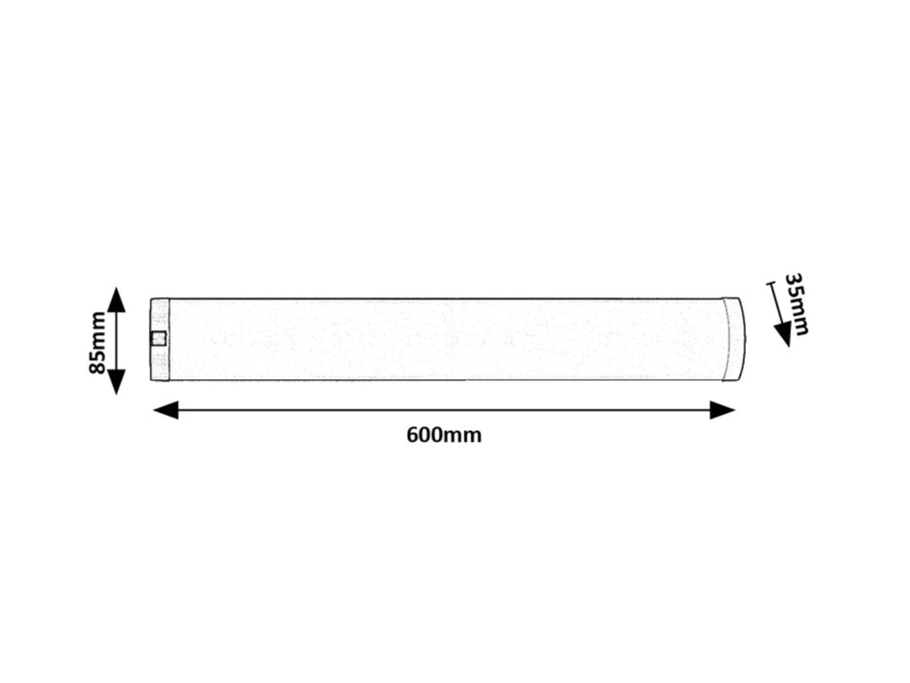Lampada sottopensile LED Rabalux Soft2 60cm 8W 4000K