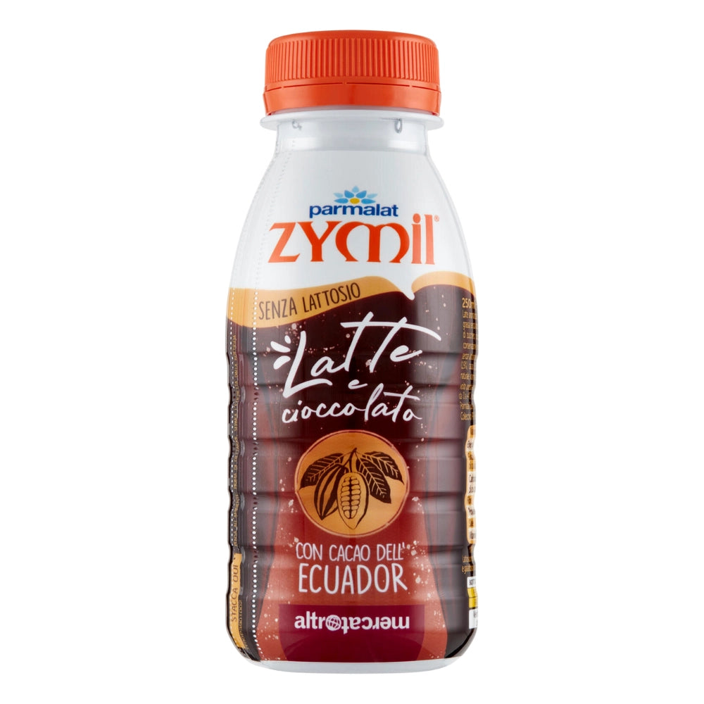 Zymil latte e cioccolato con cacao dell'ecuador 6 bottiglie da 250 ml