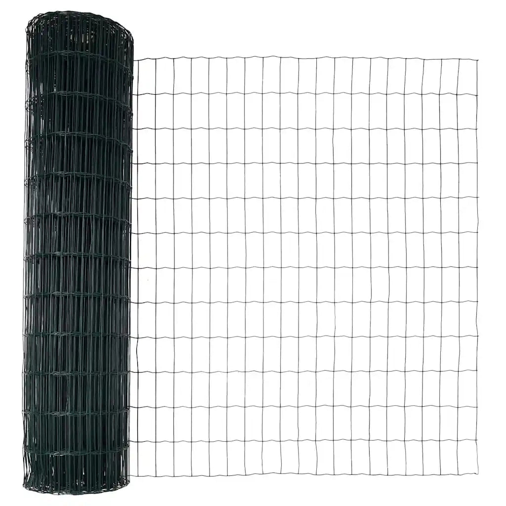 Recinzione con Posto Verde 1,2 x 25 m Acciaio e PVC 3350325