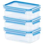 EMSA 508570 recipiente per cibo Rettangolare Scatola 0,55 L Trasparente 3 pz
