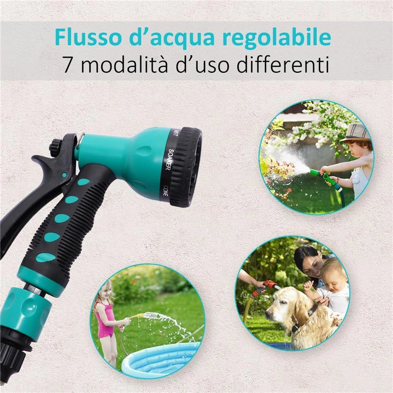 AVVOLGITUBO AUTOMATICO  ORIENTABILE  FISSAGGIO A PARETE CON TUBO DA 10M