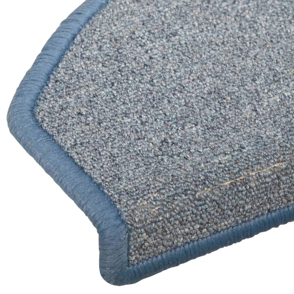 Tappetini per scale autoadesivi 15 pz | Gradini per Scale Grigio chiaro e blu