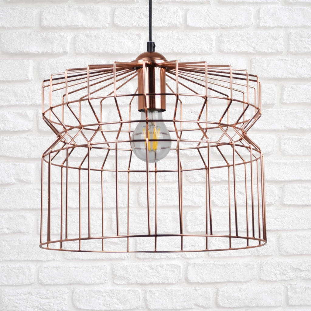 Lampada a sospensione Polux Lagos oro metallo E27 316387