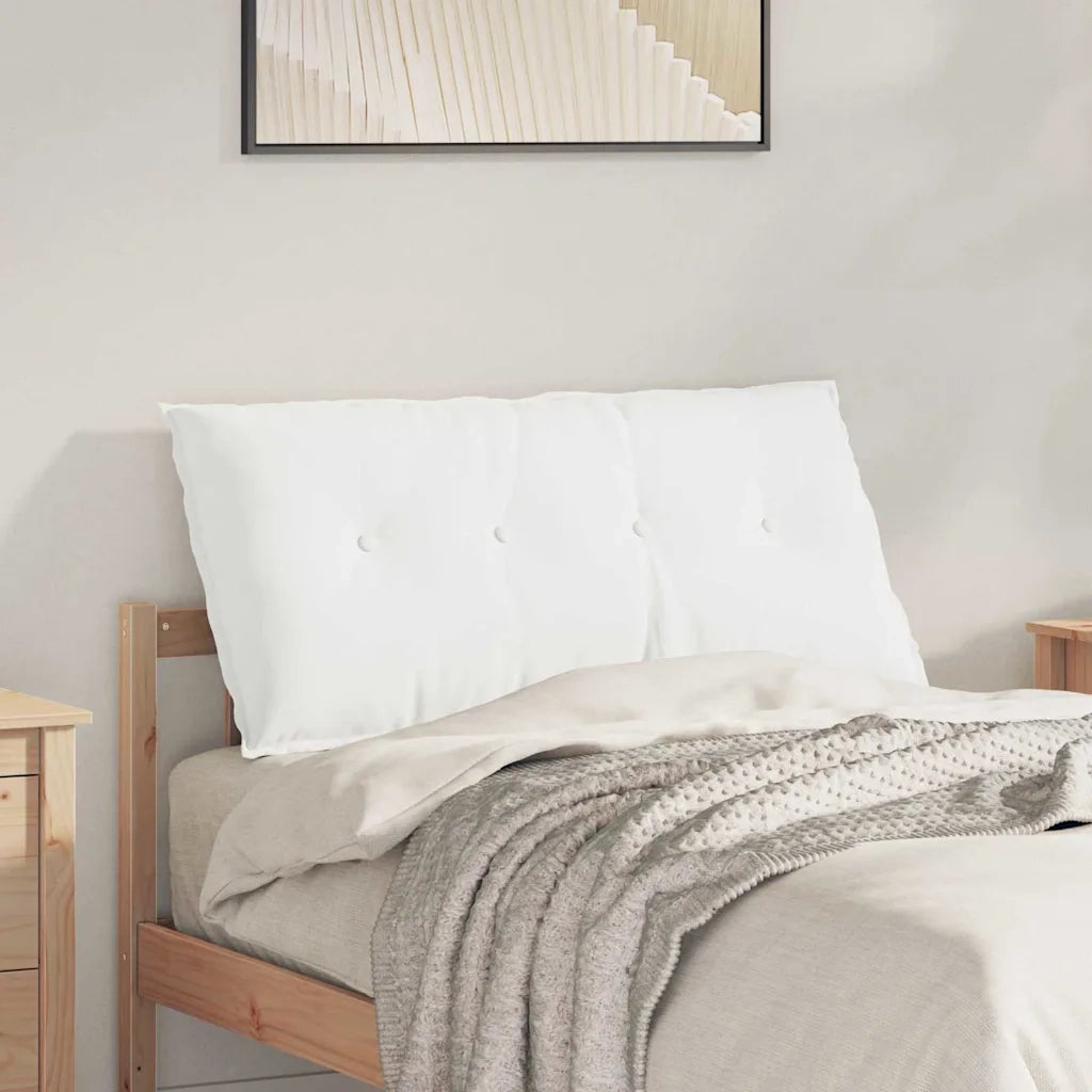 Cuscino per Schiena Bianco 100 x 19 x 50 cm Tessuto 42014755