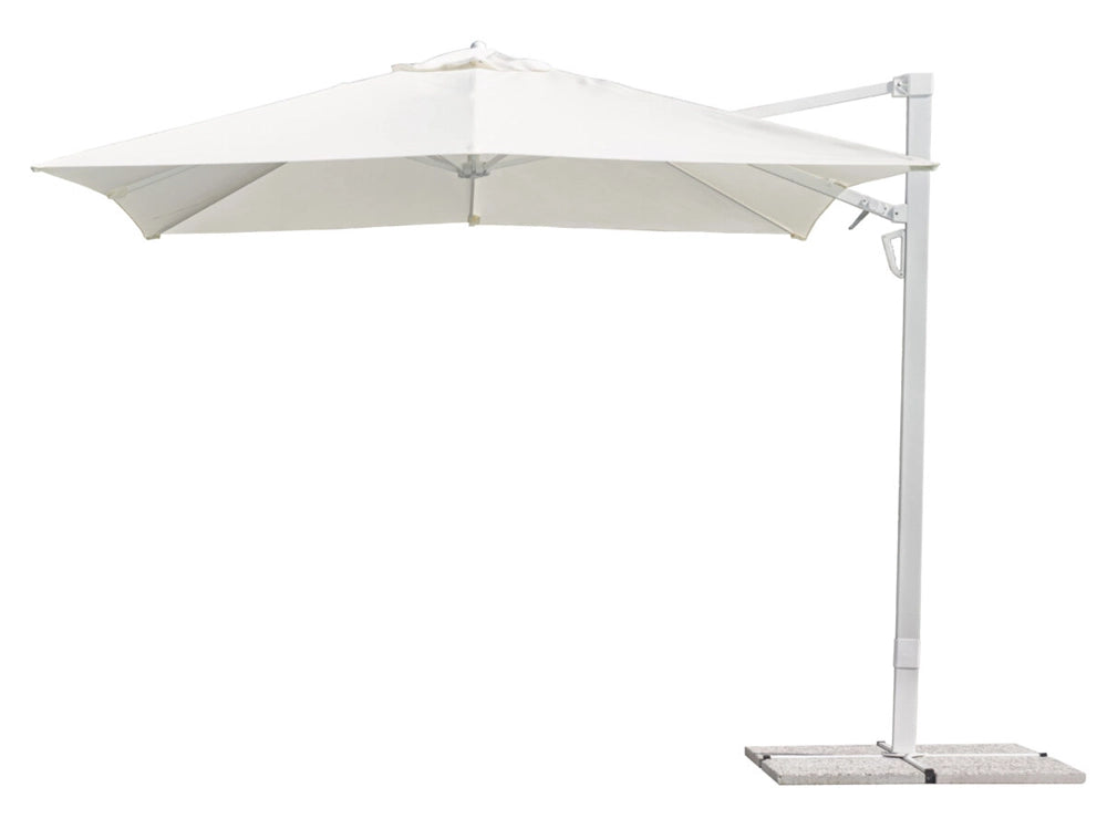 Ombrellone in poliestere Greenwood Colore: Bianco