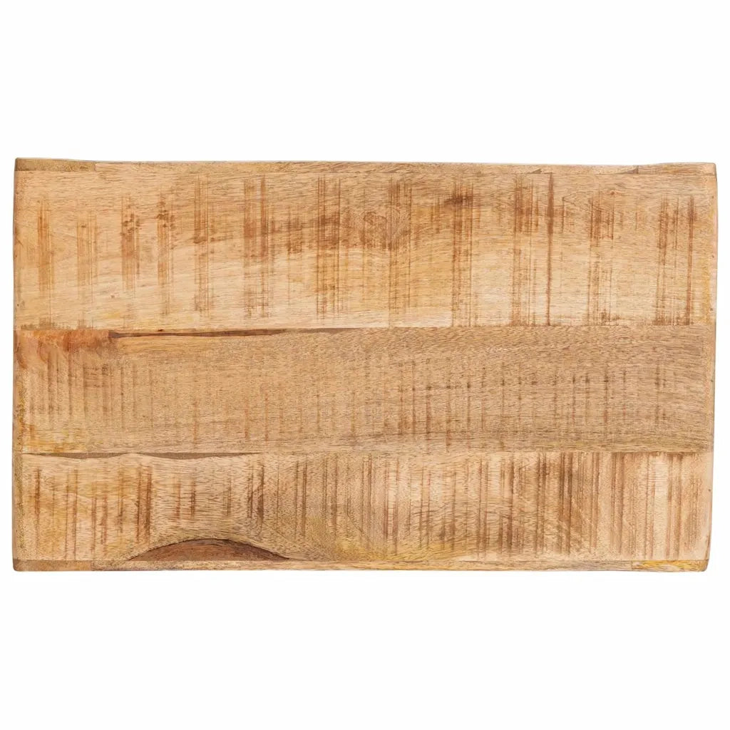 Tavolino-Tavolino da soggiorno-Tavolo Marrone 60 x 35 x 45 cm legno massello di mango