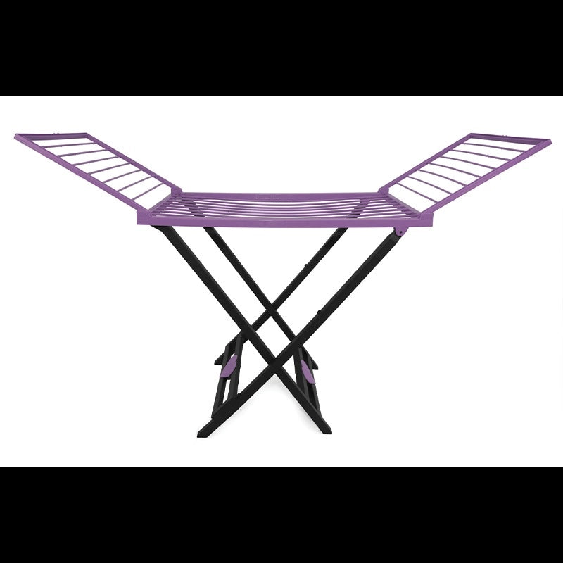 Stendibiancheria love antracite-viola