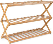 Scaffale 70 x 25 x H.46 cm - Design naturale - RAN10662
