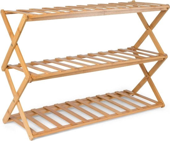Scaffale 70 x 25 x H.46 cm - Design naturale - RAN10662