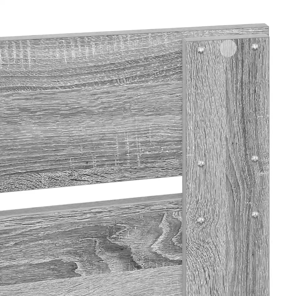 Testiera-Testata-Testiera Decorativa Grigio Sonoma 75 cm Legno multistrato 180645