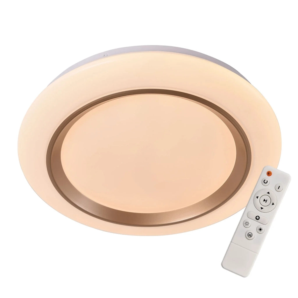 LÚZETE - AVENUE PLAFONIERA A LED 58W DIMMERABILE BRONZO