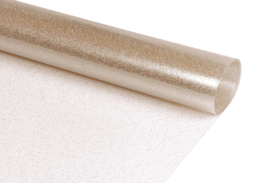 Tovaglia Natalizia Antimacchia Plastificata PVC Trasparente Oro Proteggi Tavolo - 140x160 - Oro