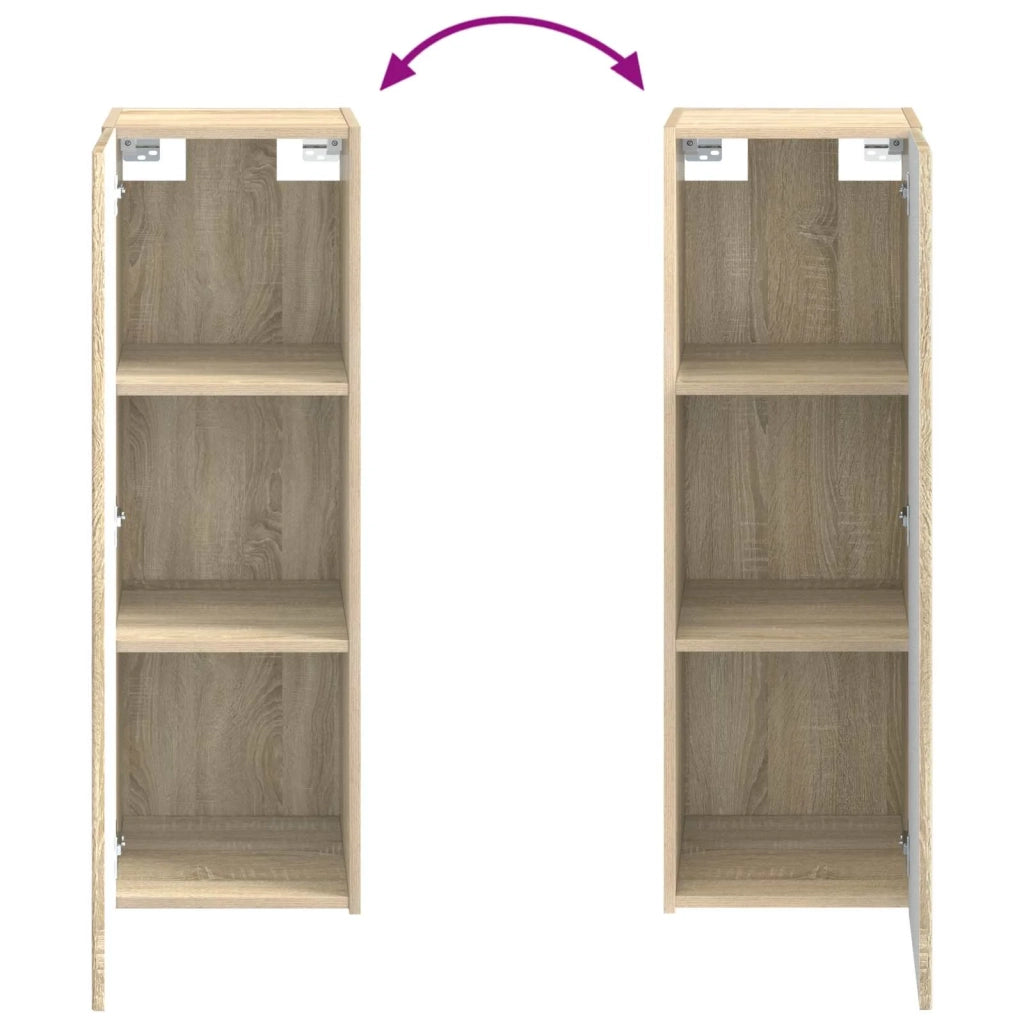 Set di mobili per il bagno 4 pz Rovere Sonoma 3407401