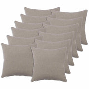 Federa 12 pcs HEERLEN Grigio Chiaro 50 x 50 cm Bouclé 910911