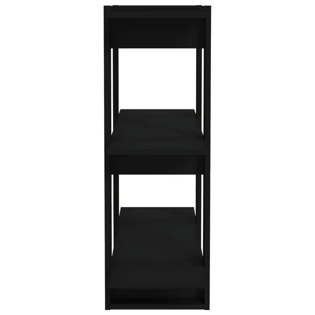 Divisorio-Paravento Nero 80x30x87 cm