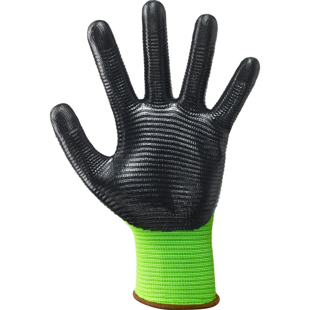 GUANTO PROFESSIONALE 'NBR CRINKLE' NERI Tg. 10 - 12 paia- NERI