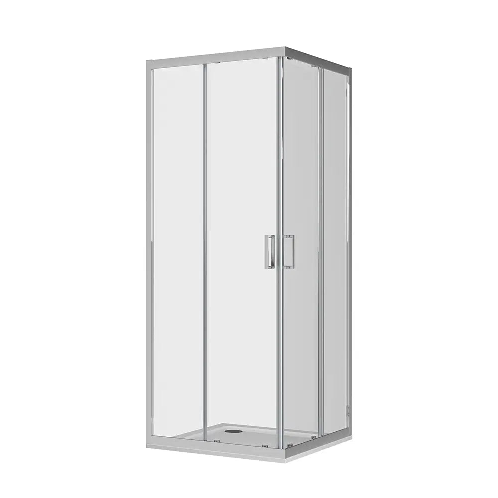 Box doccia 70x90 cm angolare scorrevole cristallo 6mm trasparente h190 | Java