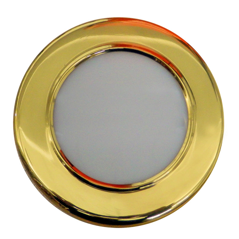 PLAFONIERA MM.150 OTTONE LUCIDO POLISHED BRASS COURTESY LIGHT