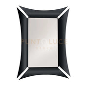 specchio morgana Nero in Ferro 72x100hcm