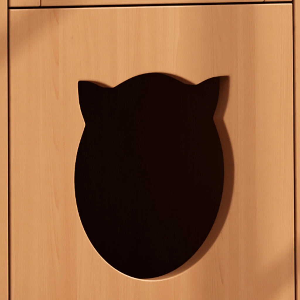 ARMADIO LETTIERA GATTI 120x45x83 cm Noce MDF e Vetro