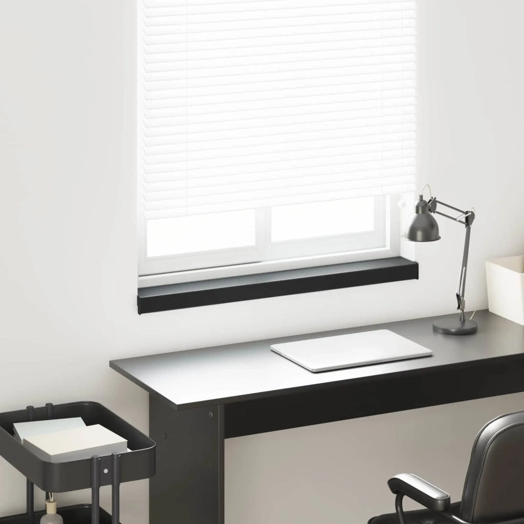 Soglia della Finestra Nero con Venature del Legno PVC CFW2229150