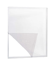 Zanzariera a Strappo Adesiva Misure Riducibili Bianca Nera Grigia Dimensione: 130 x 150, Colore Zanzariera: Bianco