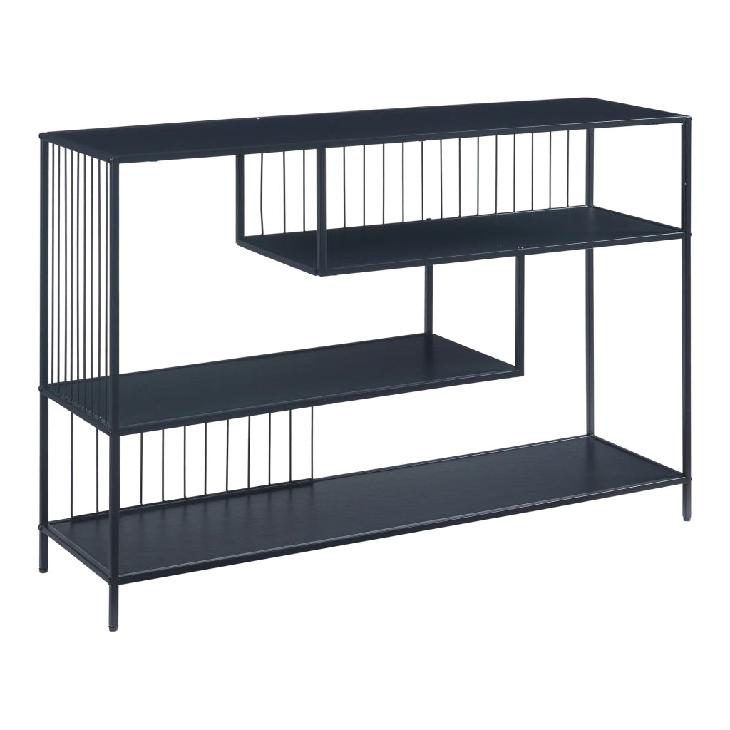 Tavolo consolle 120 x 33 x 80 cm nero 03_0010883