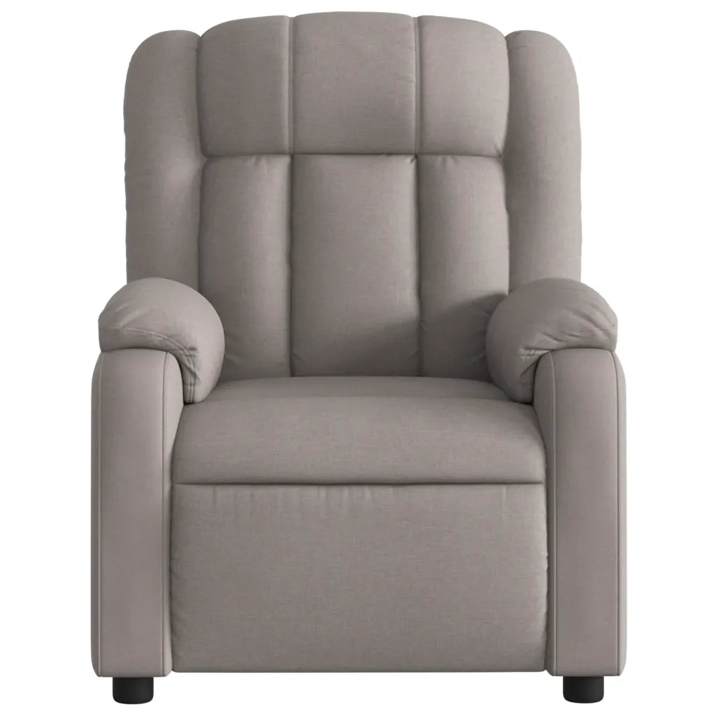 Poltrona Reclinabile in Tessuto Tortora 373582