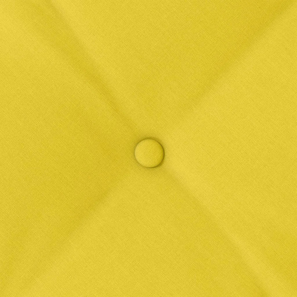 Cuscino per Schiena Giallo Chiaro 60 x 19 x 50 cm Tessuto 42014667
