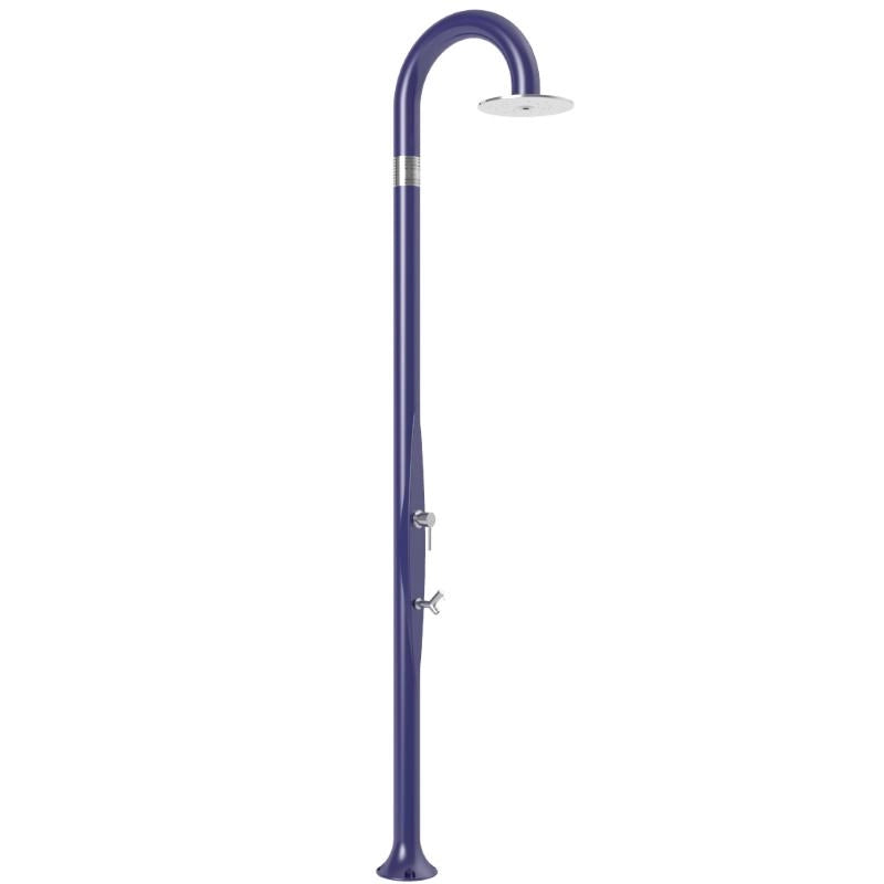 Doccia Tradizionale In Alluminio Funny Yin Top Line Con Miscelatore E Lavapiedi Colore Zaffiro Cv-T325-Tl/5600