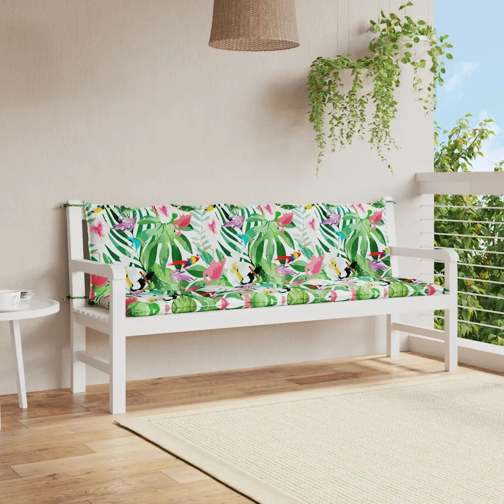 Cuscini per Panca 2 pz Multicolore in Tessuto Oxford 361730