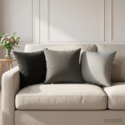 Federa 6 pcs HEERLEN Antracite 40 x 40 cm Poliestere 908549