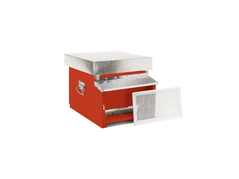 Arnia Dadant Blatt 10 favi fondo fisso 21H nomadismo 17kg Casagrande - Rosso mattone