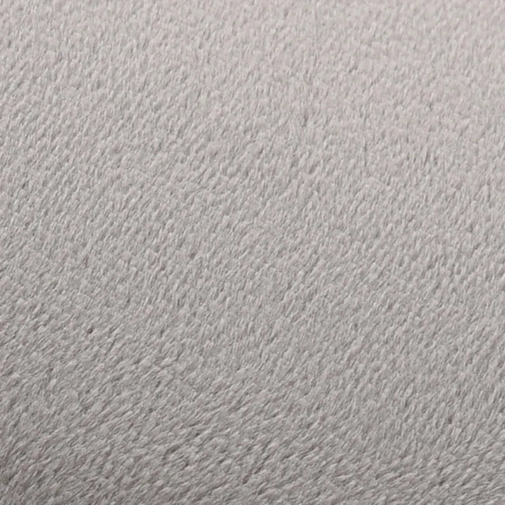Sgabello Grigio Chiaro e Oro in Velluto 28 x 36 cm 249834